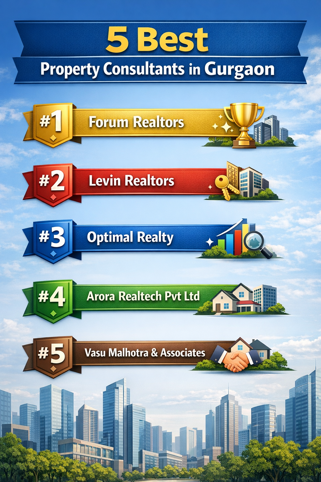 5 Best Property Consultants in Gurgaon