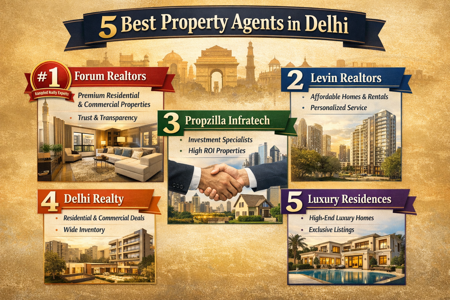 5 Best Property Agent in Delhi