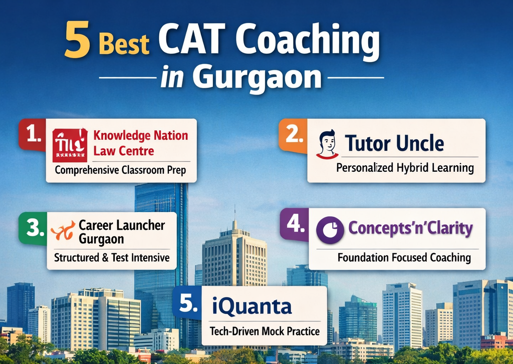 5 Best CAT Coaching in Gurgaon