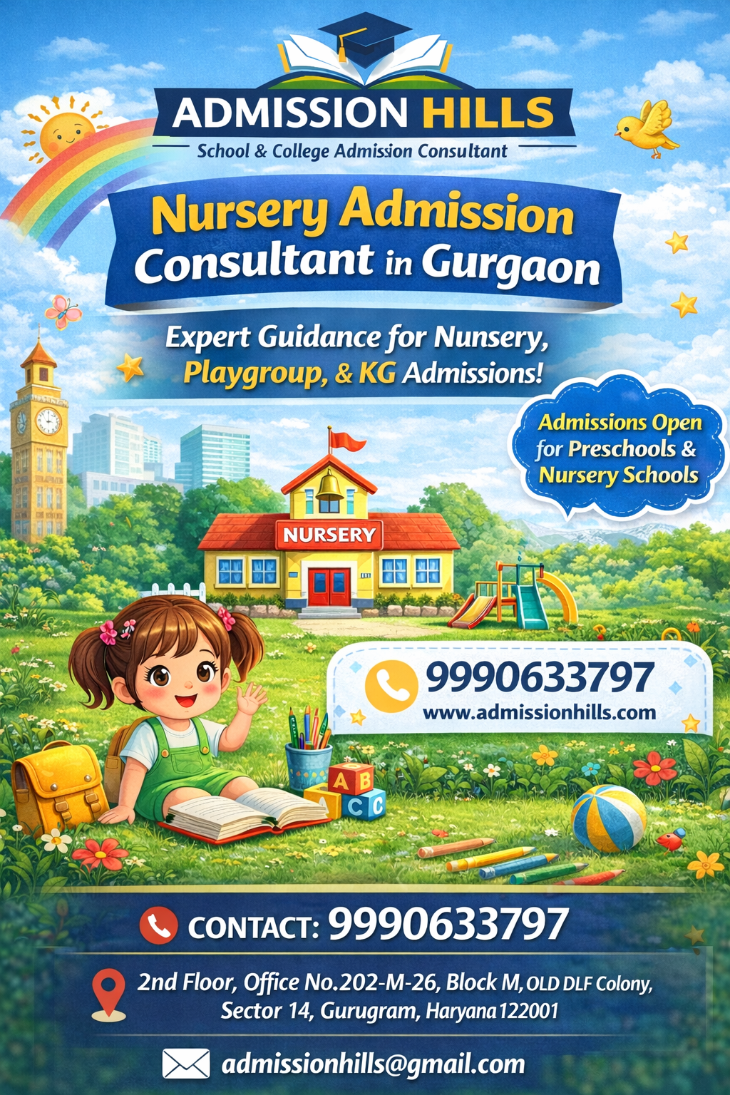Nursery Admission Consultant in Gurgaon