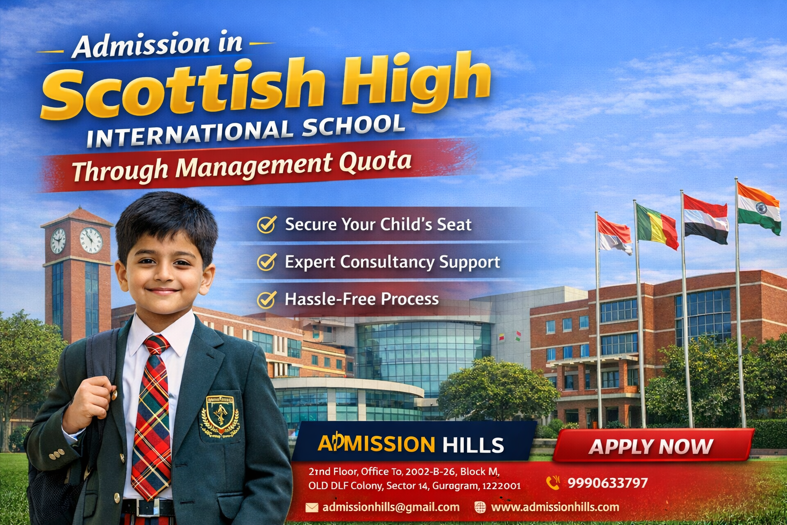 Admission in Scottish High International School Through Management Quota