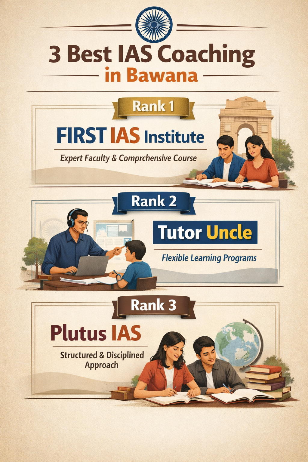 3 Best IAS Coaching in Bawana