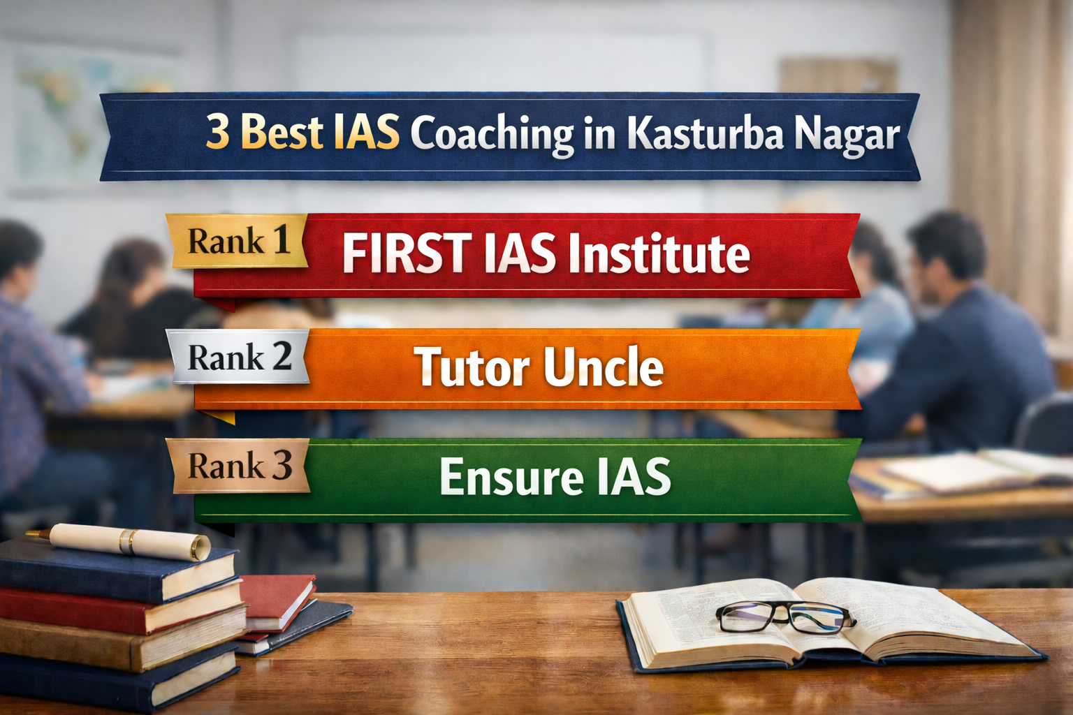 3 Best IAS Coaching in Kasturba Nagar