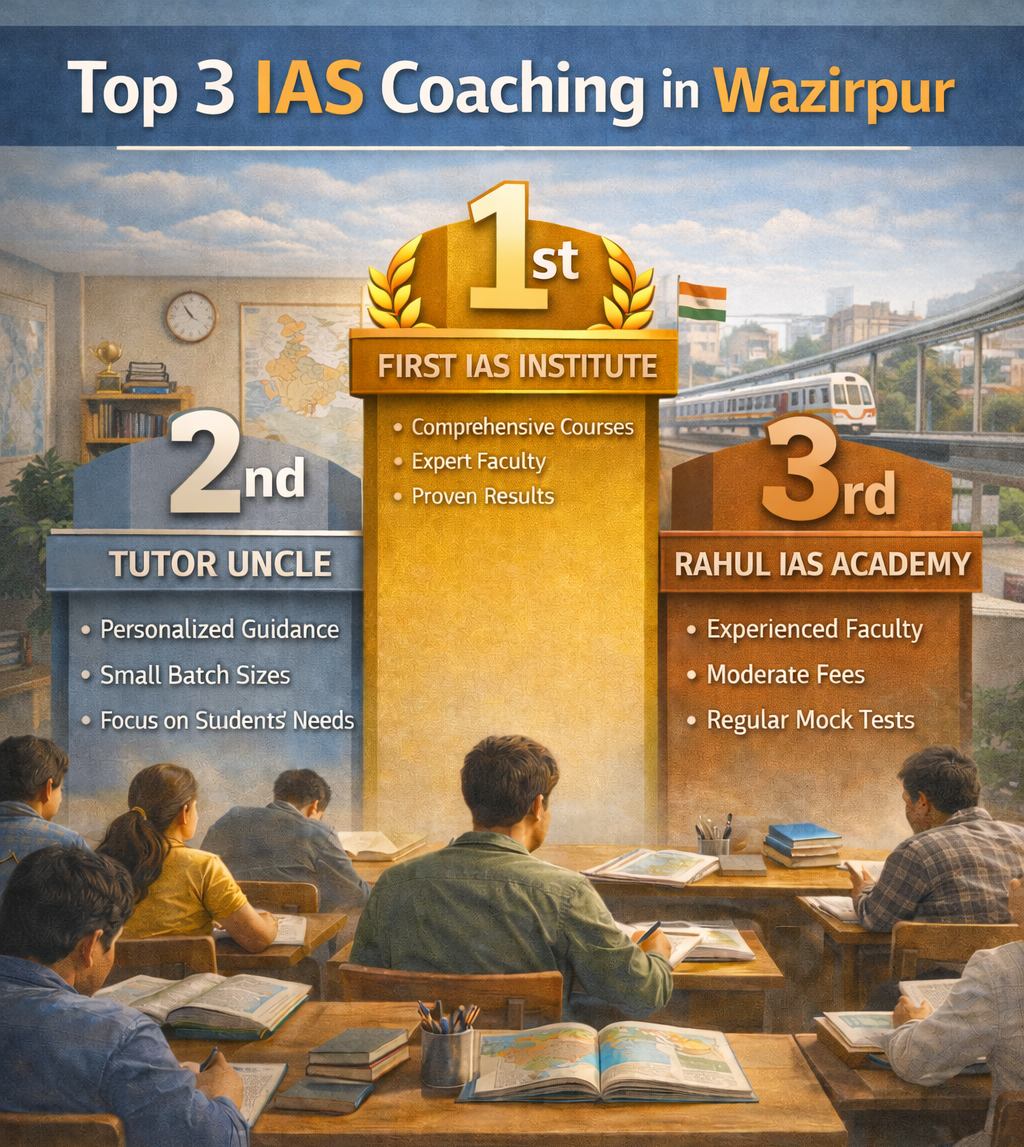 3 Best IAS Coaching in Wazirpur