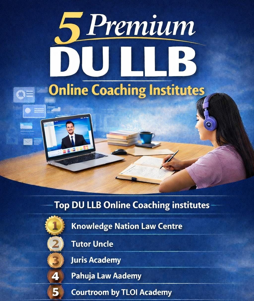 5 Premium DU LLB Online Coaching Institutes