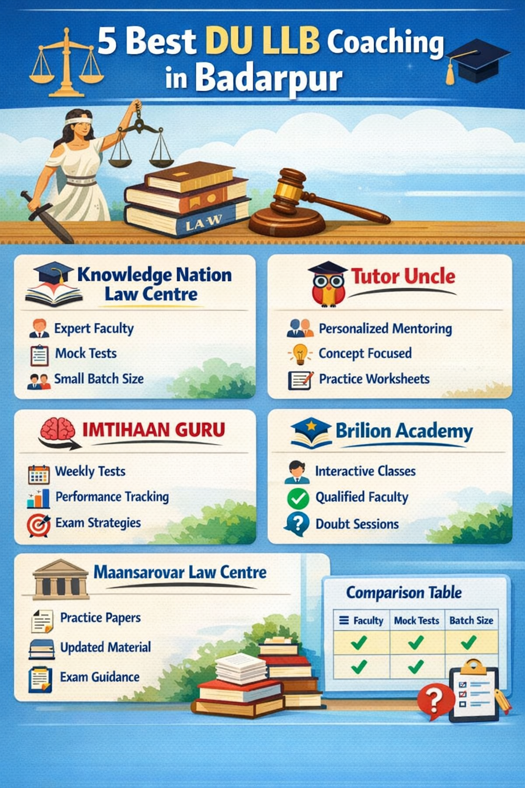 5 Best DU LLB Coaching in Badarpur