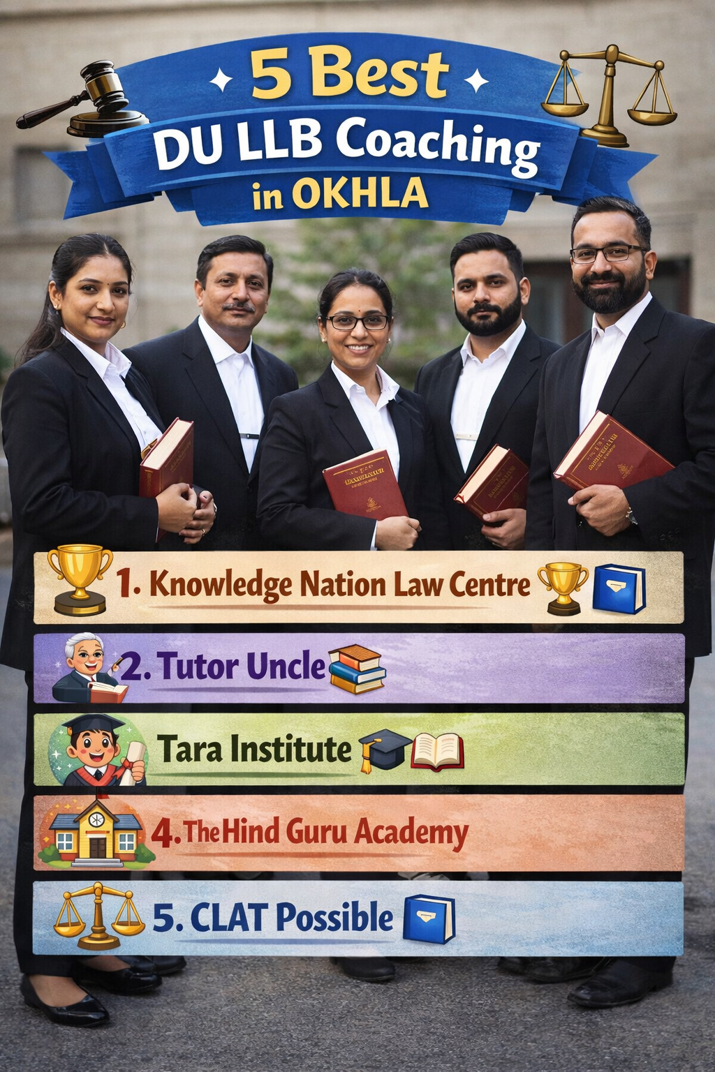 5 Best DU LLB Coaching in Okhla