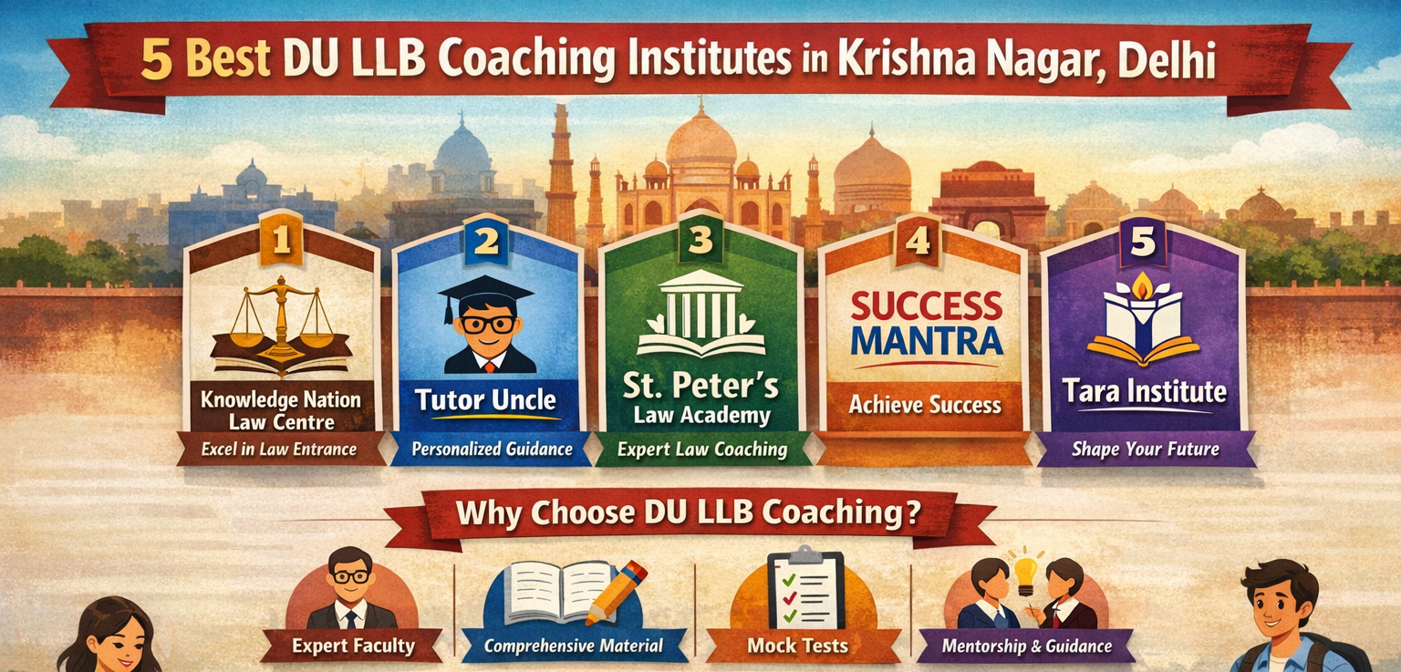 5 Best DU LLB Coaching in Krishna Nagar