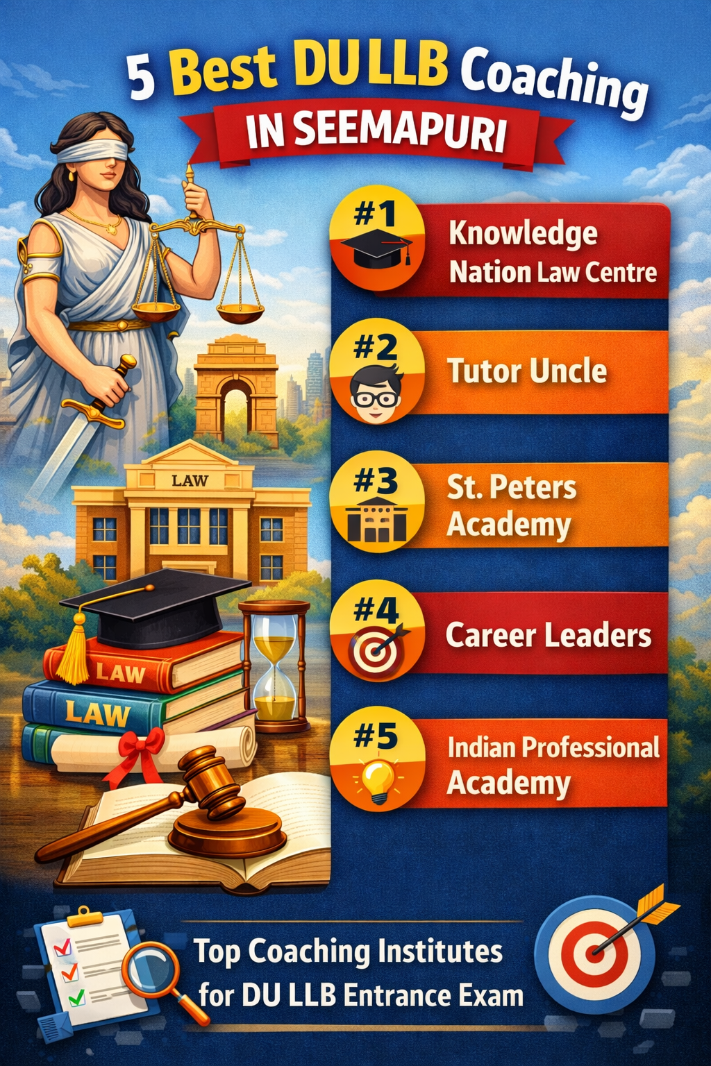 5 Best DU LLB Coaching in Seemapuri