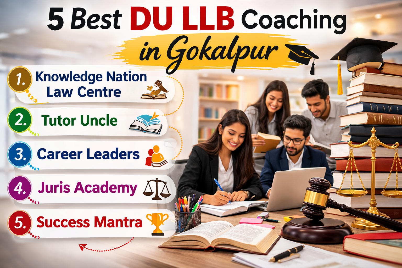 5 Best DU LLB Coaching in Gokalpur