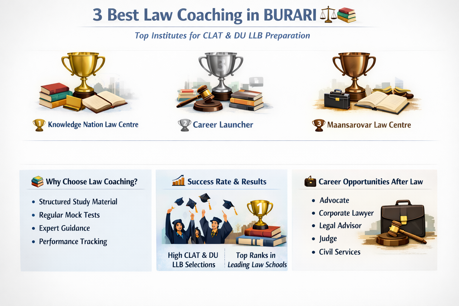 3 Best Law Coaching in Burari