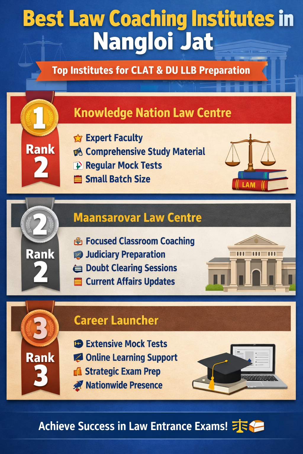 3 Best Law Coaching in Nangloi Jat