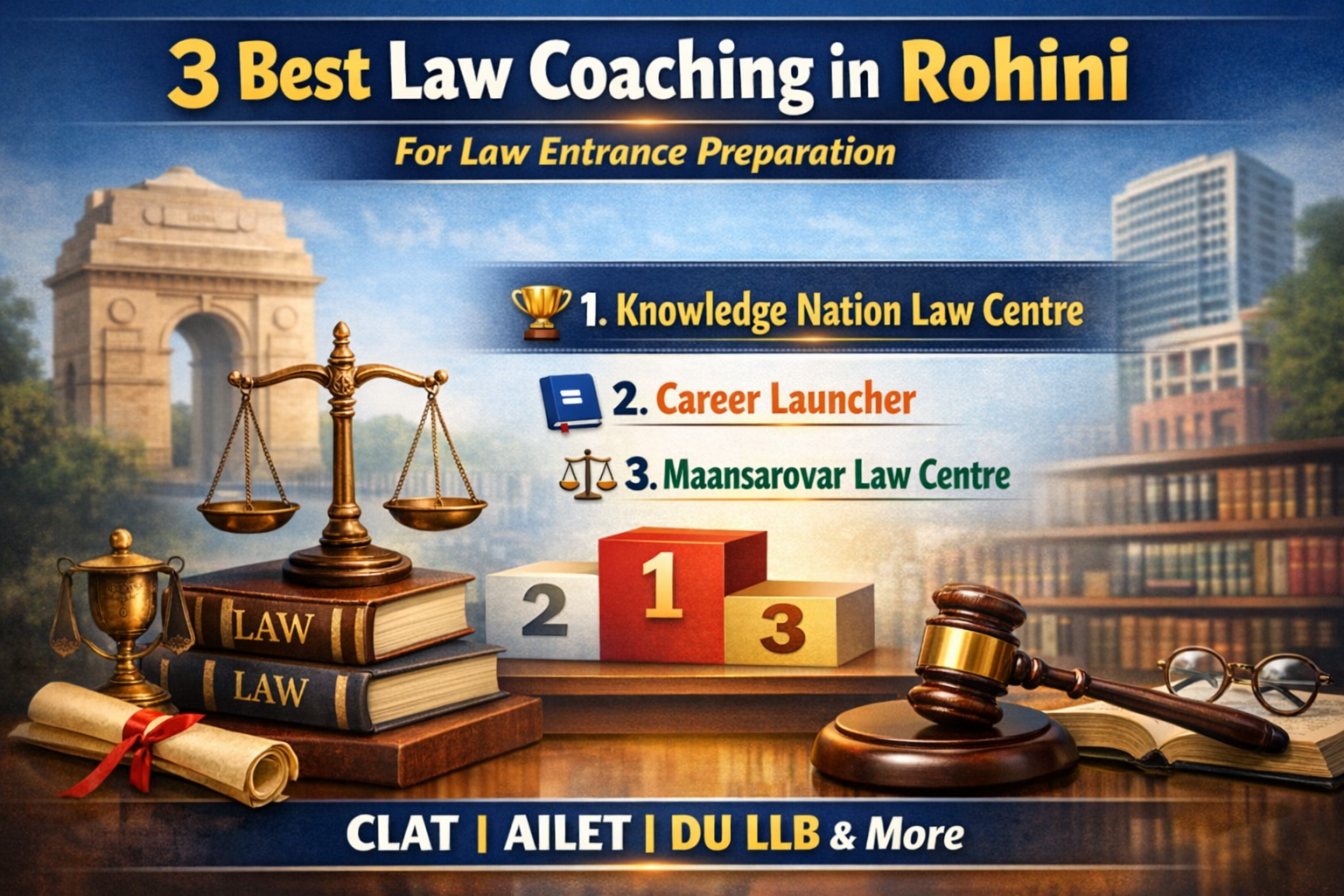 3 Best Law Coaching in Rohini