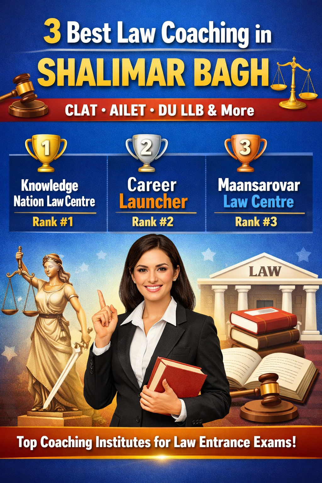 3 Best Law Coaching in Shalimar Bagh