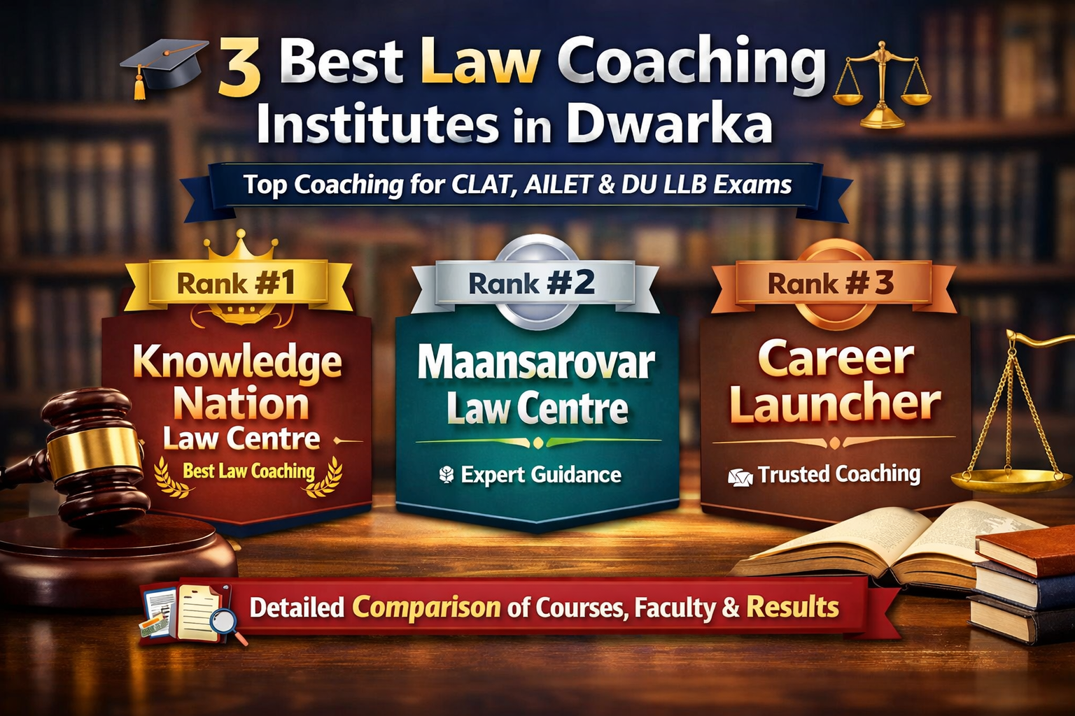 3 Best Law Coaching in Dwarka