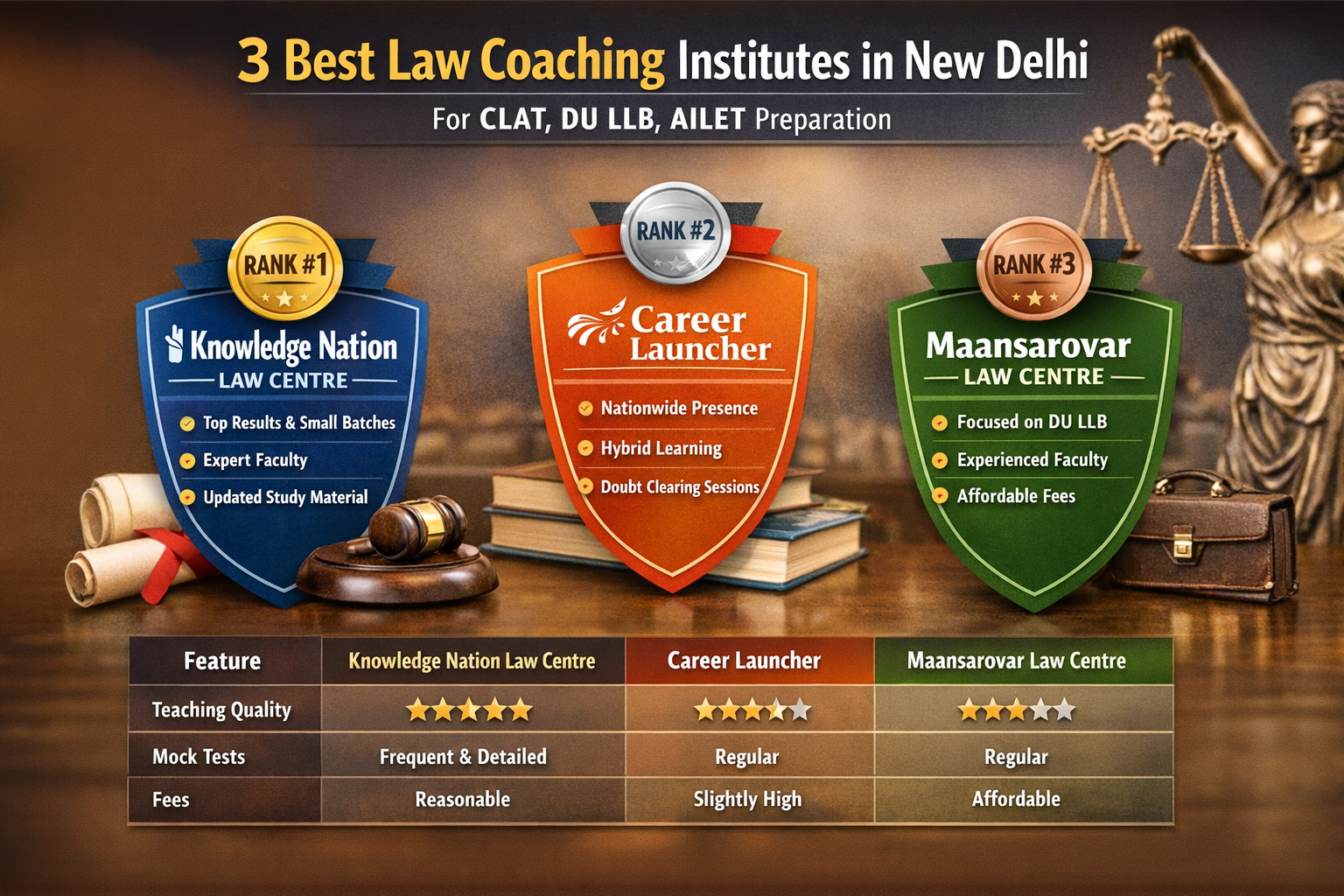3 Best Law Coaching in New Delhi