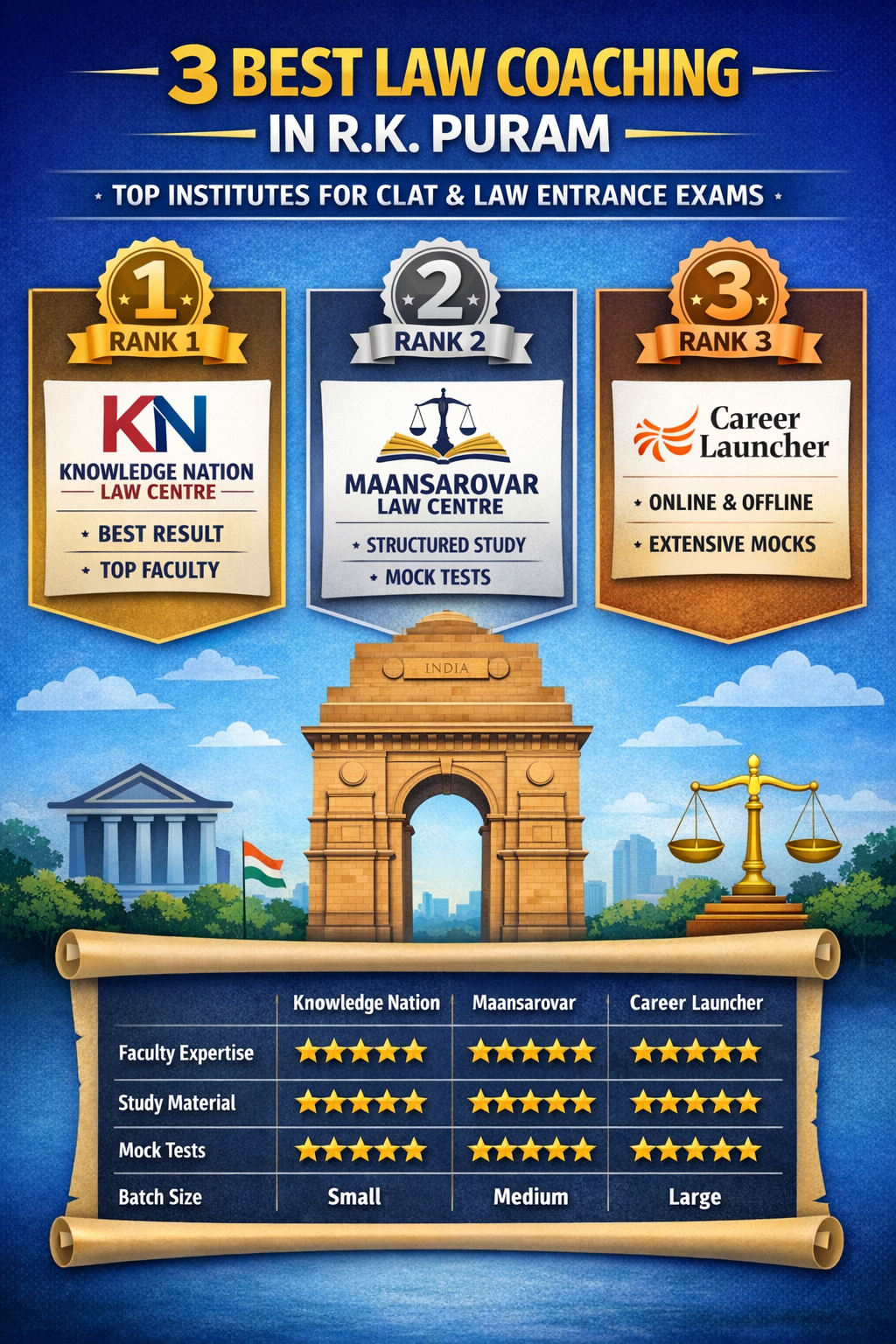 3 Best Law Coaching in R.K. Puram