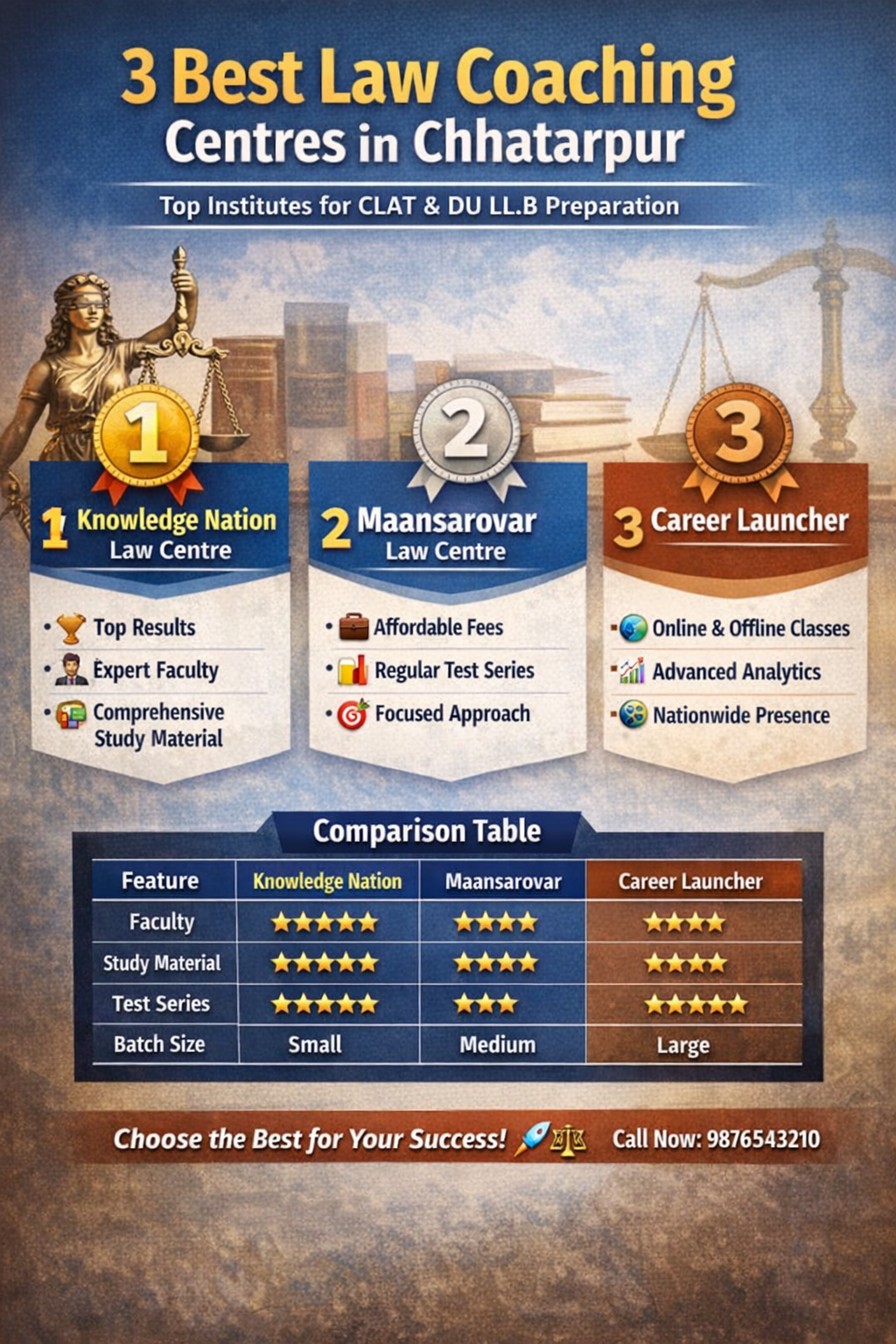 3 Best Law Coaching in Chhatarpur