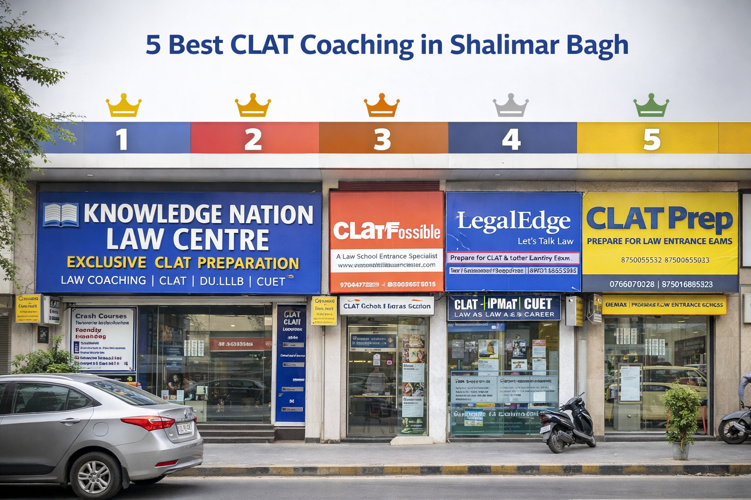 5 Best CLAT Coaching in Shalimar Bagh