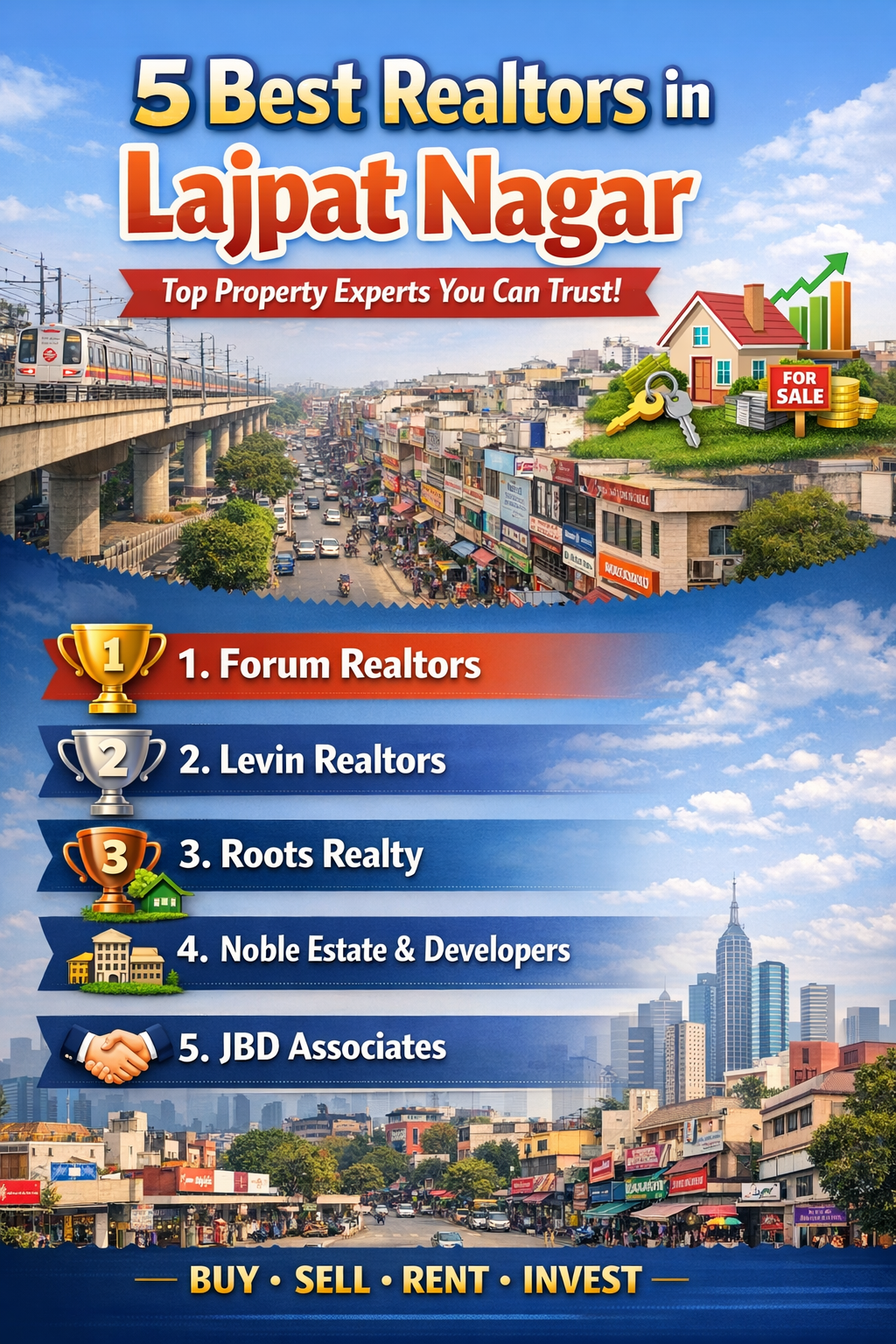 🏡 5 Best Realtors in Lajpat Nagar