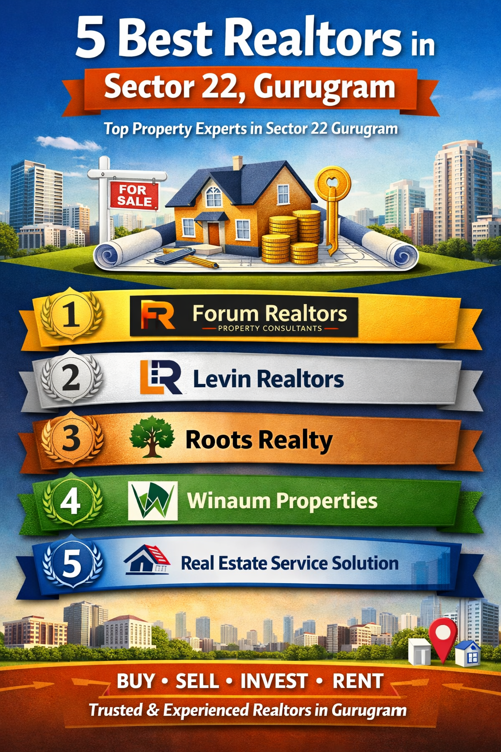 5 Best Realtors in Sector 22, Gurugram