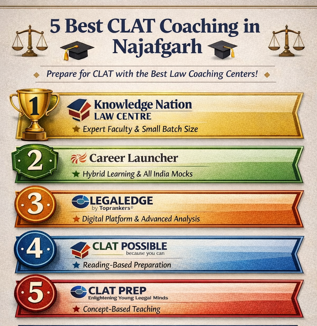 5 Best CLAT Coaching in Najafgarh