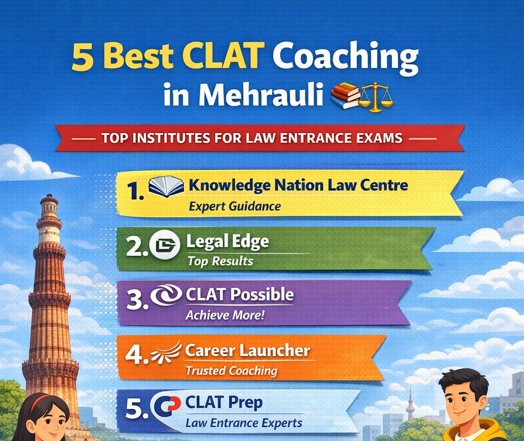 5 Best CLAT Coaching in Mehrauli