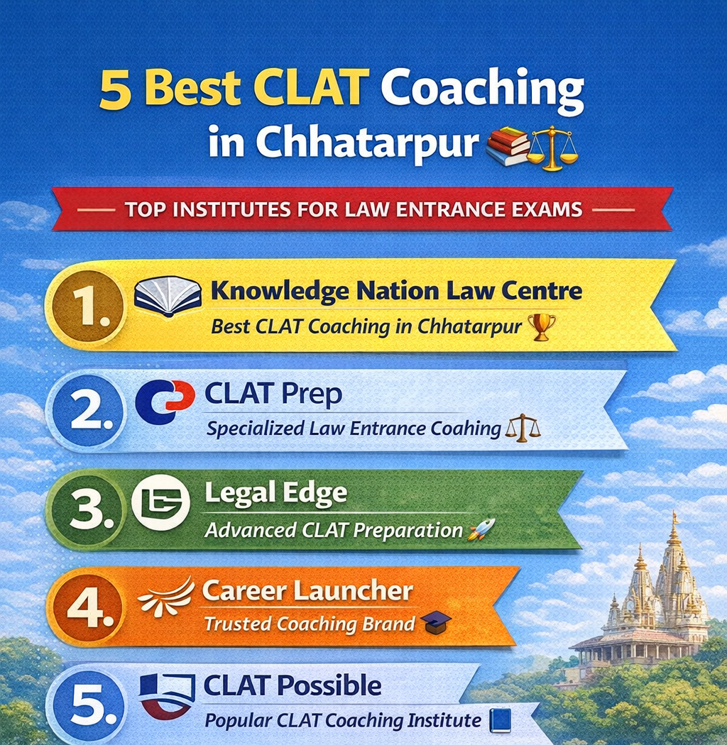 5 Best CLAT Coaching in Chhatarpur