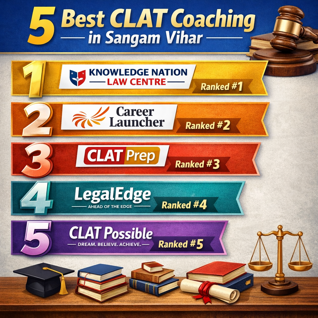 5 Best CLAT Coaching in Sangam Vihar