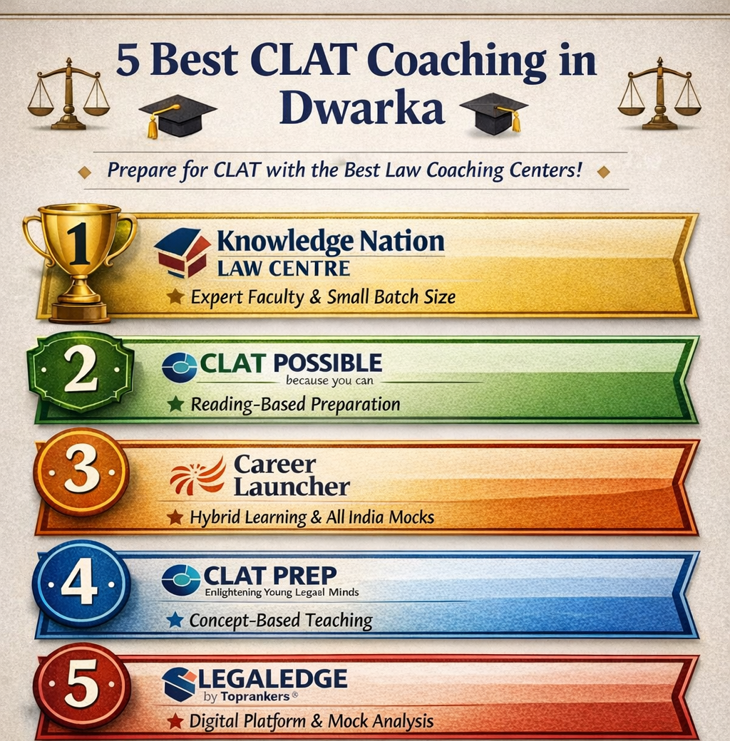 5 Best CLAT Coaching in Dwarka