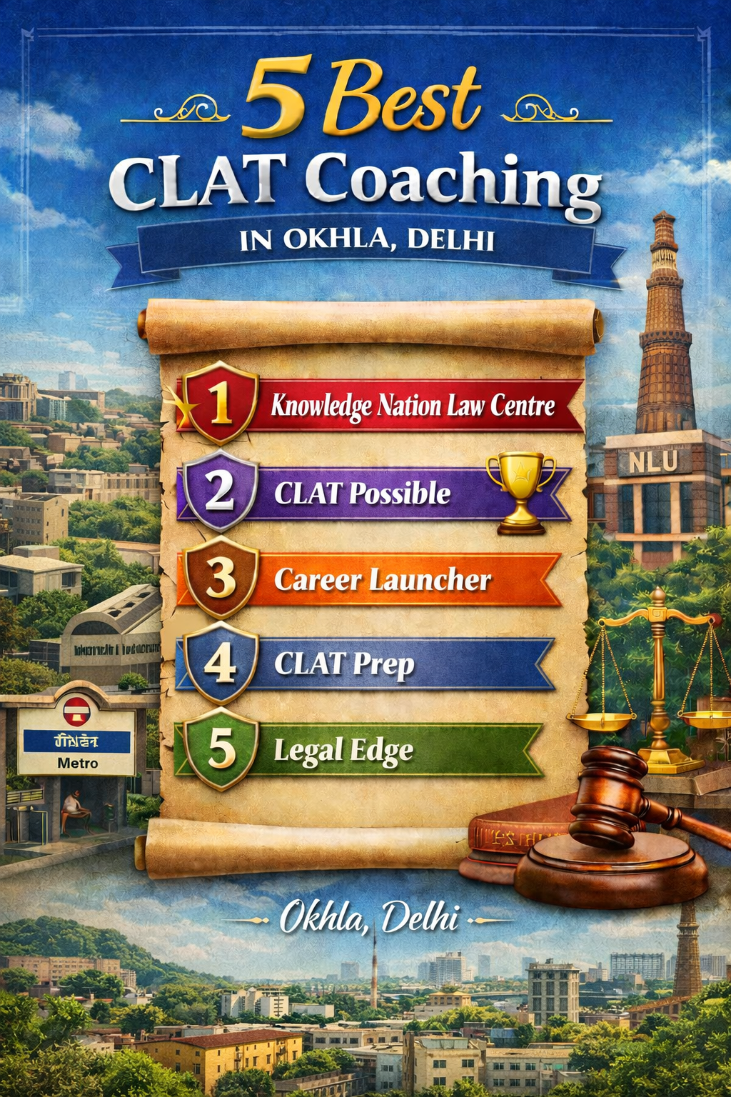 5 Best CLAT Coaching in Okhla