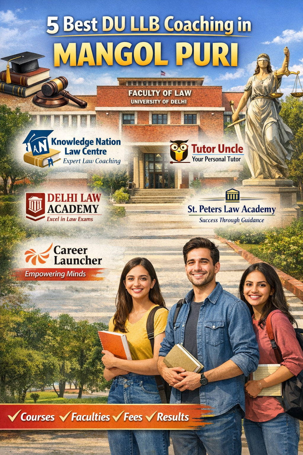 5 Best DU LLB Coaching in Mangol Puri