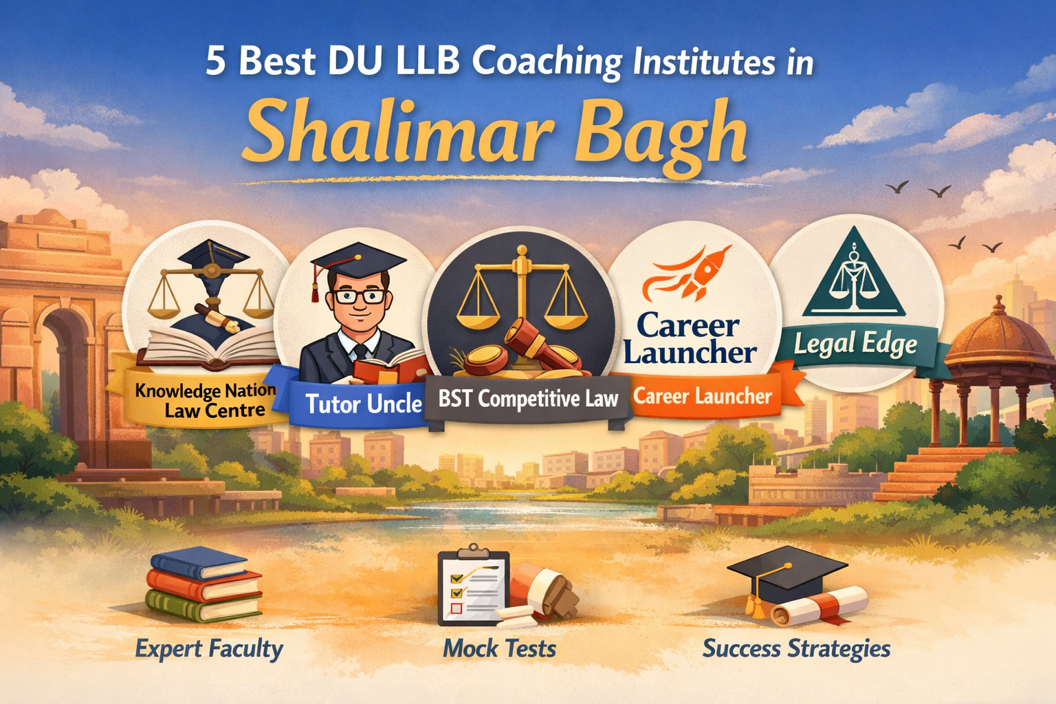 5 Best DU LLB Coaching in Shalimar Bagh