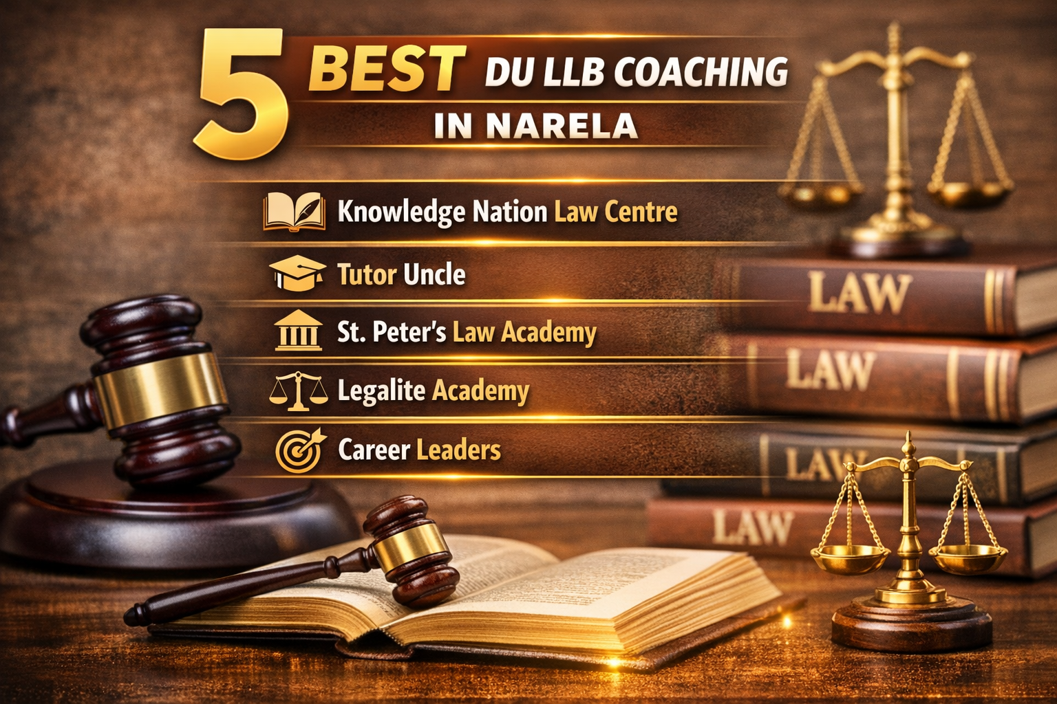 5 Best DU LLB Coaching in Narela