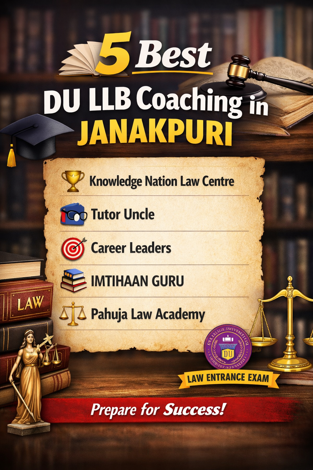 5 Best DU LLB Coaching in Janakpuri
