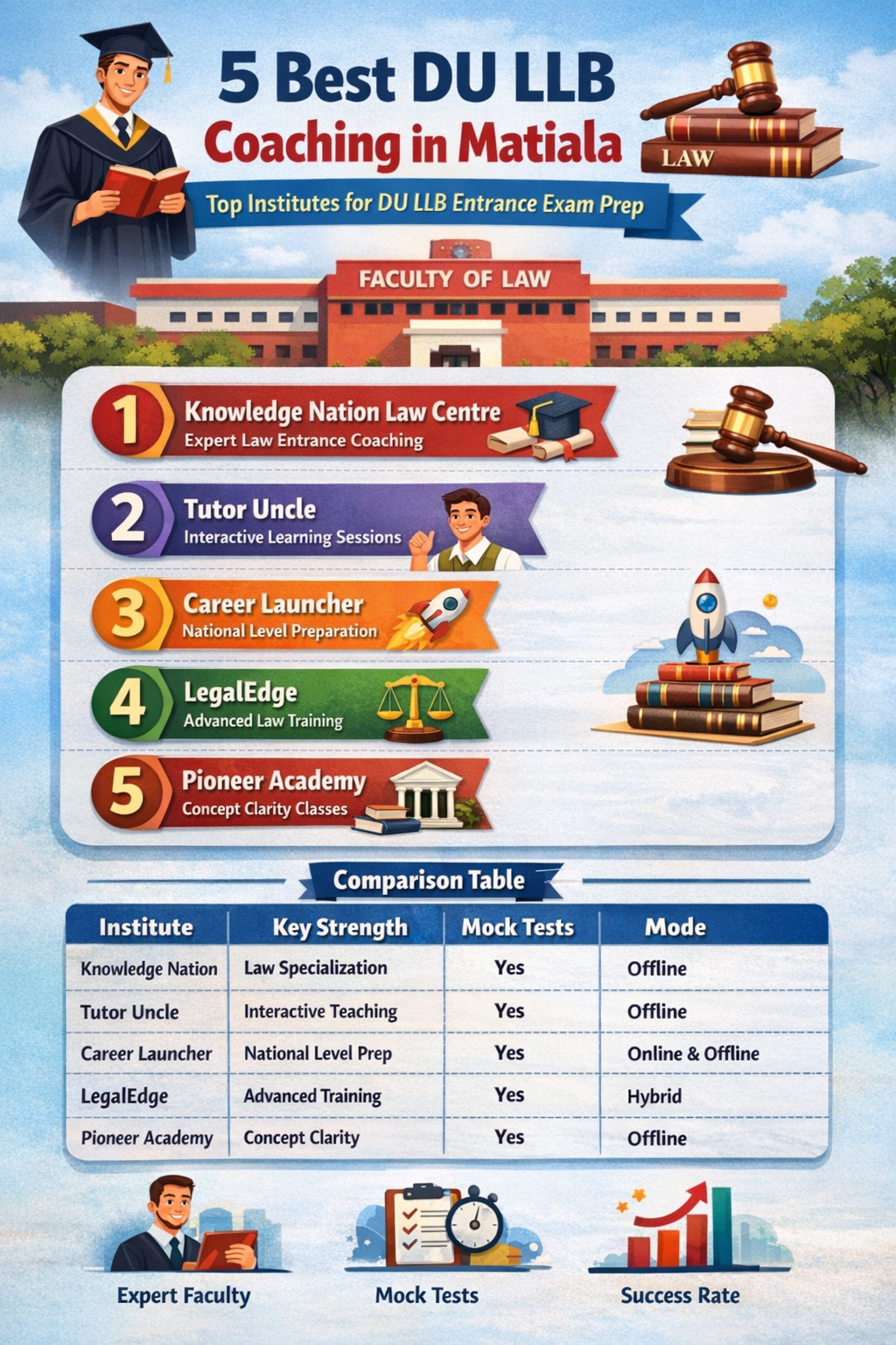 5 Best DU LLB Coaching in Matiala