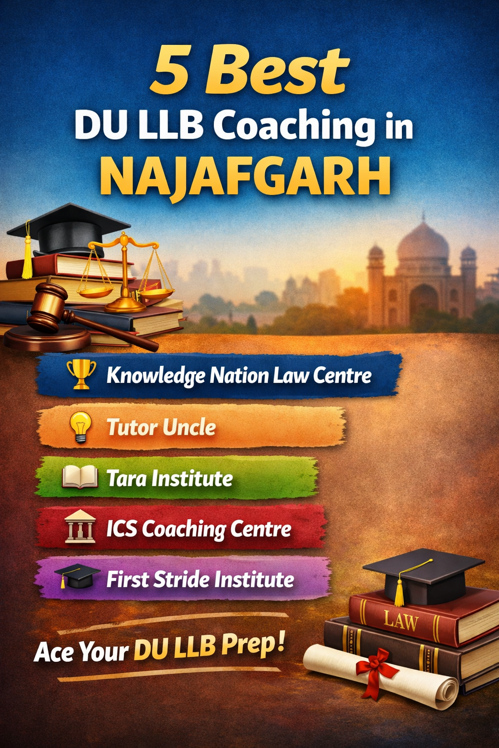 5 Best DU LLB Coaching in Najafgarh