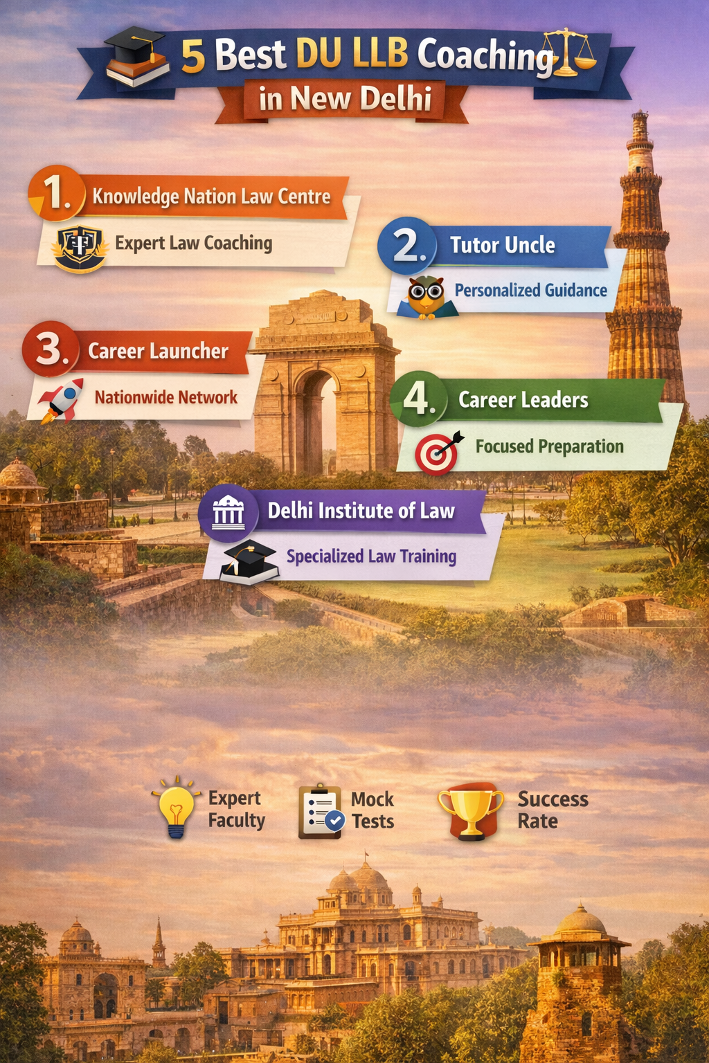5 Best DU LLB Coaching in New Delhi