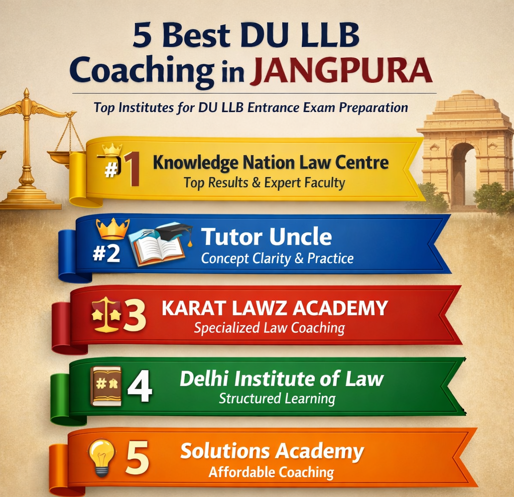 5 Best DU LLB Coaching in Jangpura