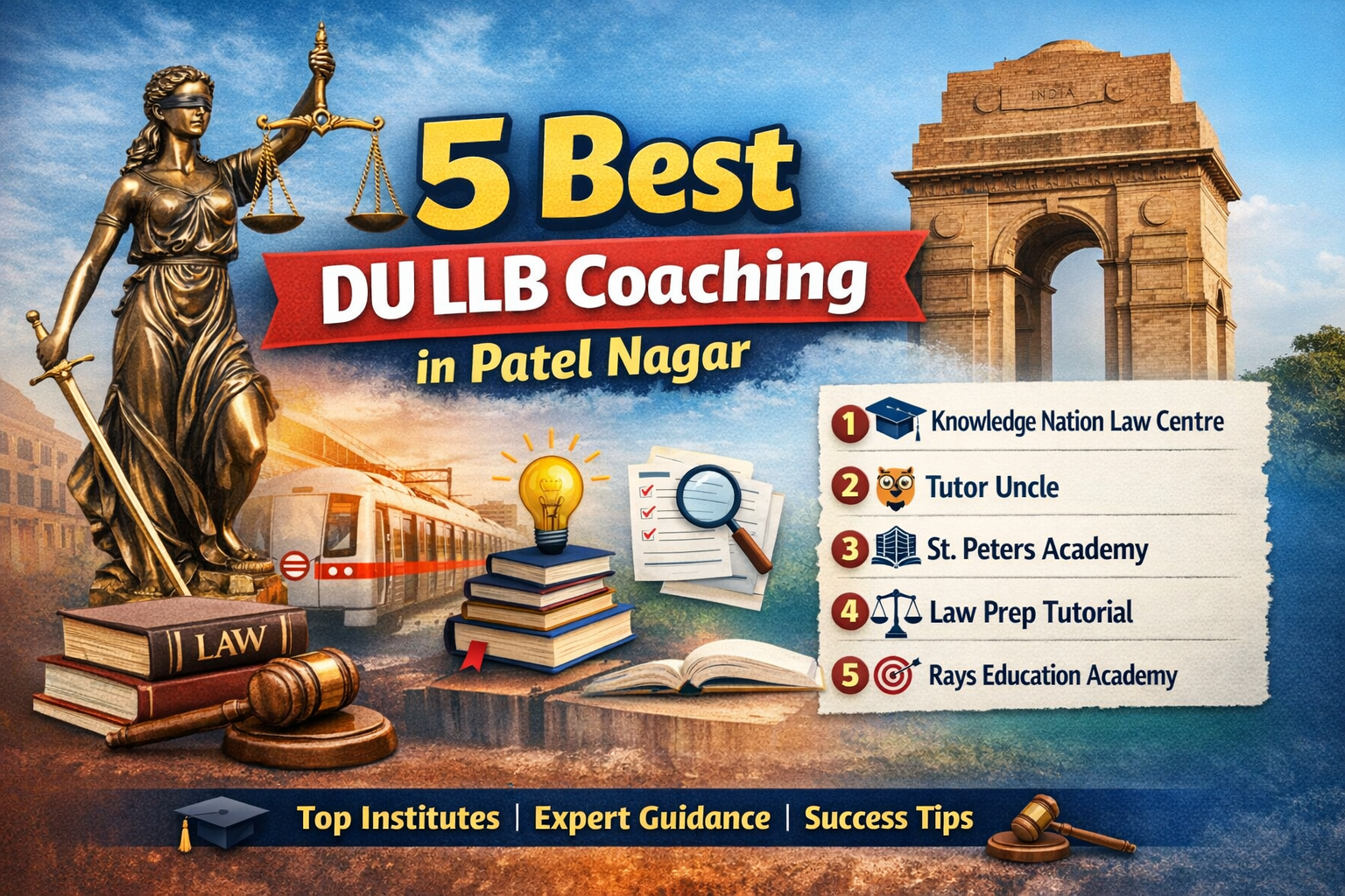 5 Best DU LLB Coaching in Patel Nagar