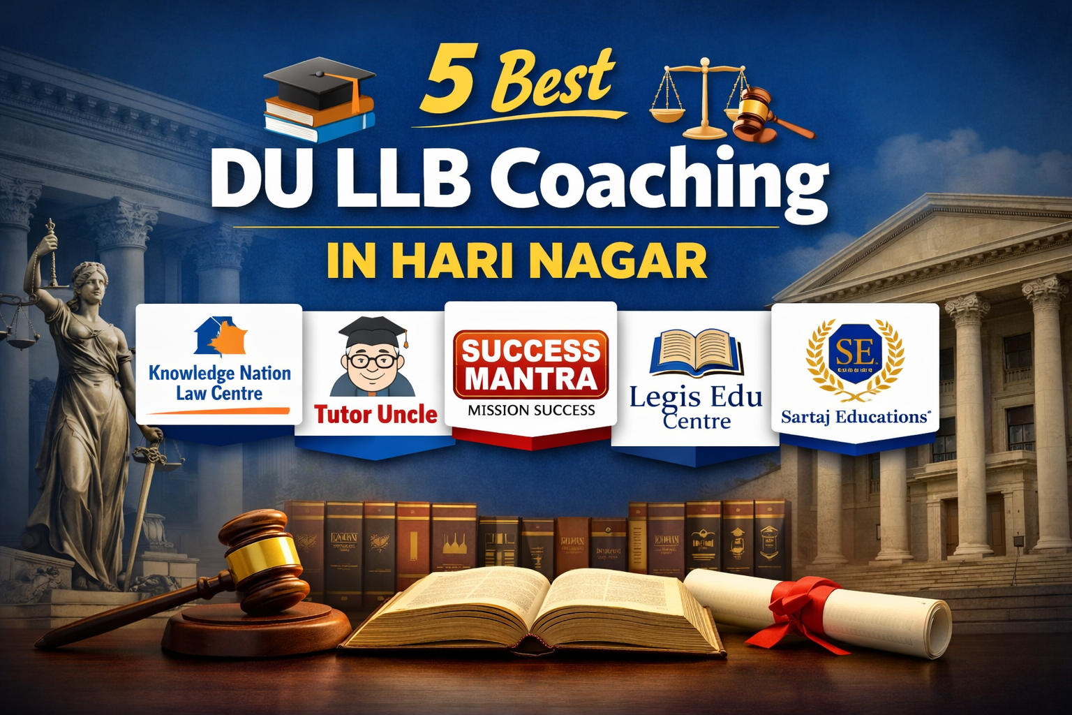 5 Best DU LLB Coaching in Hari Nagar