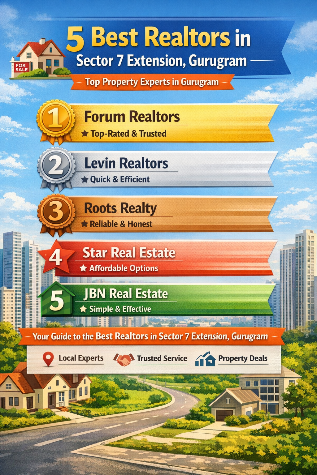 5 Best Realtors in Sector 7 Extension, Gurugram