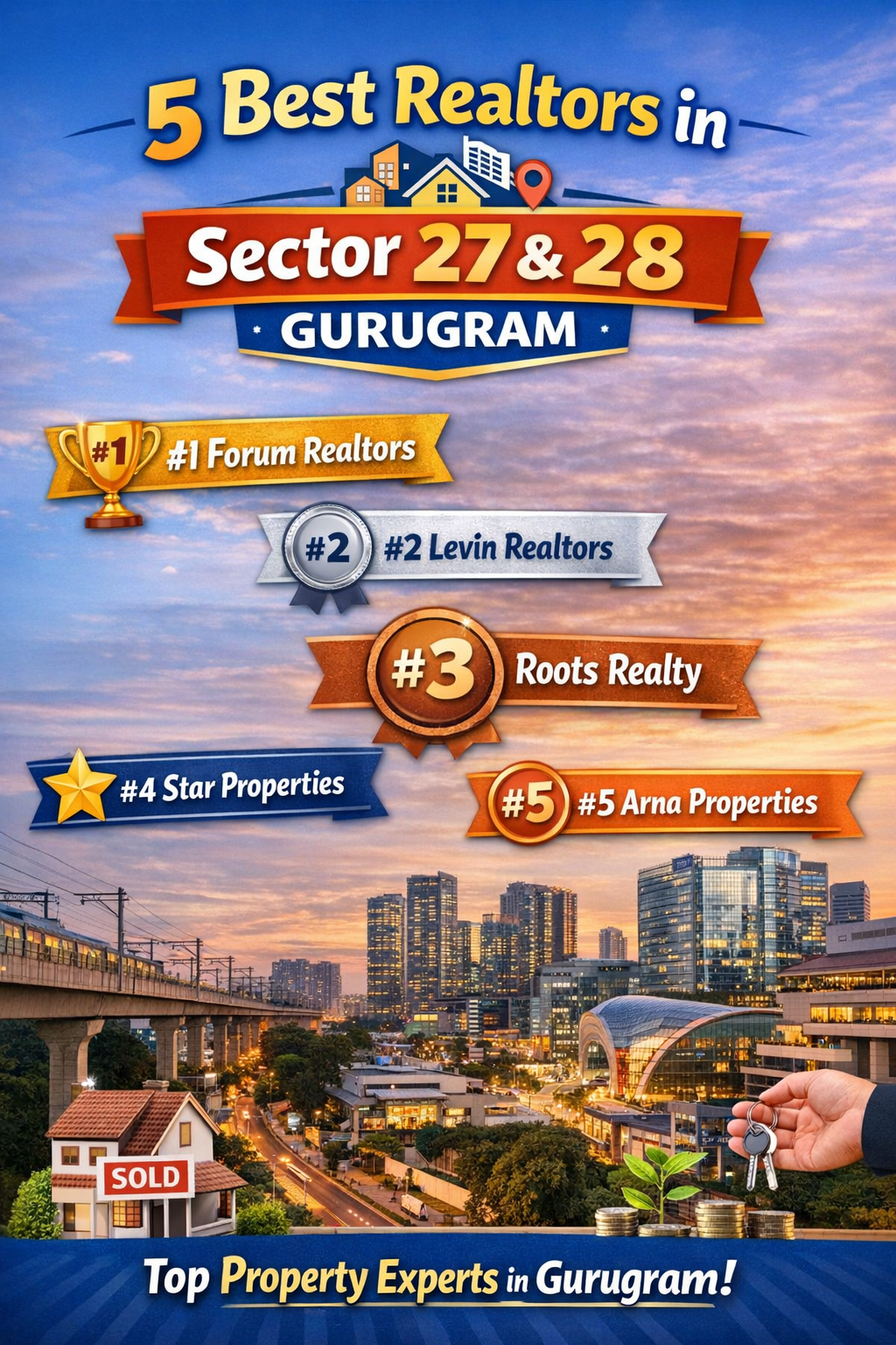 5 Best Realtors in Sector 27 & 28, Gurugram