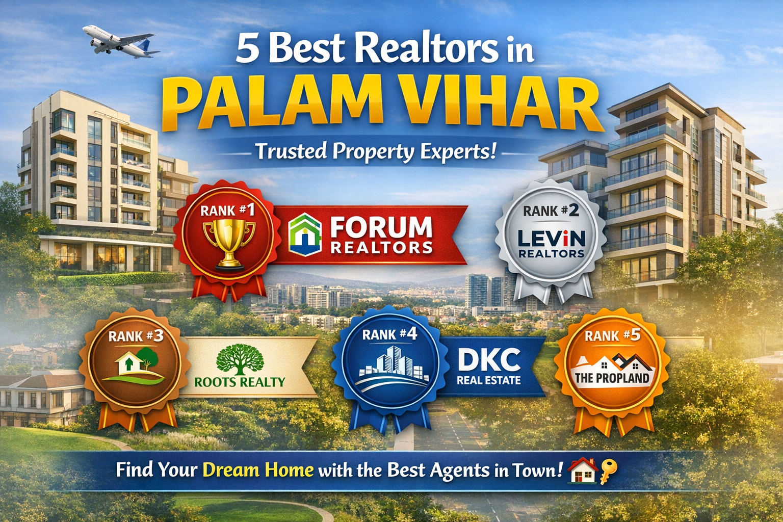 🏡 5 Best Realtors in Palam Vihar✨