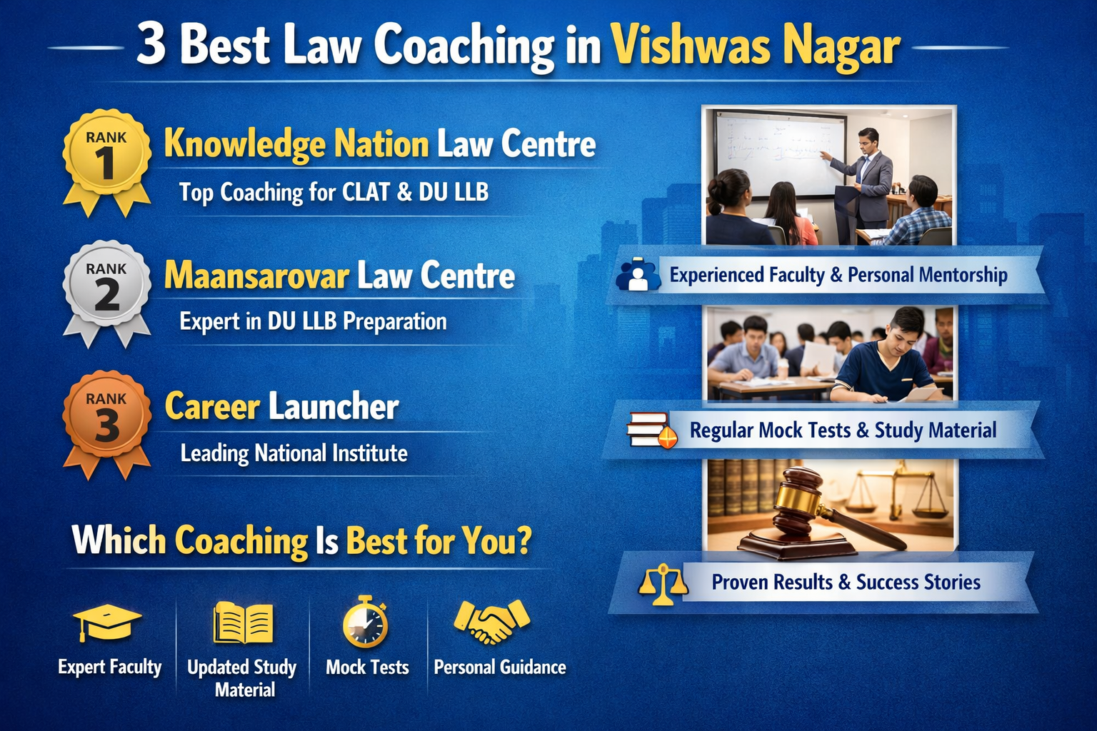 3 Best Law Coaching in Vishwas Nagar