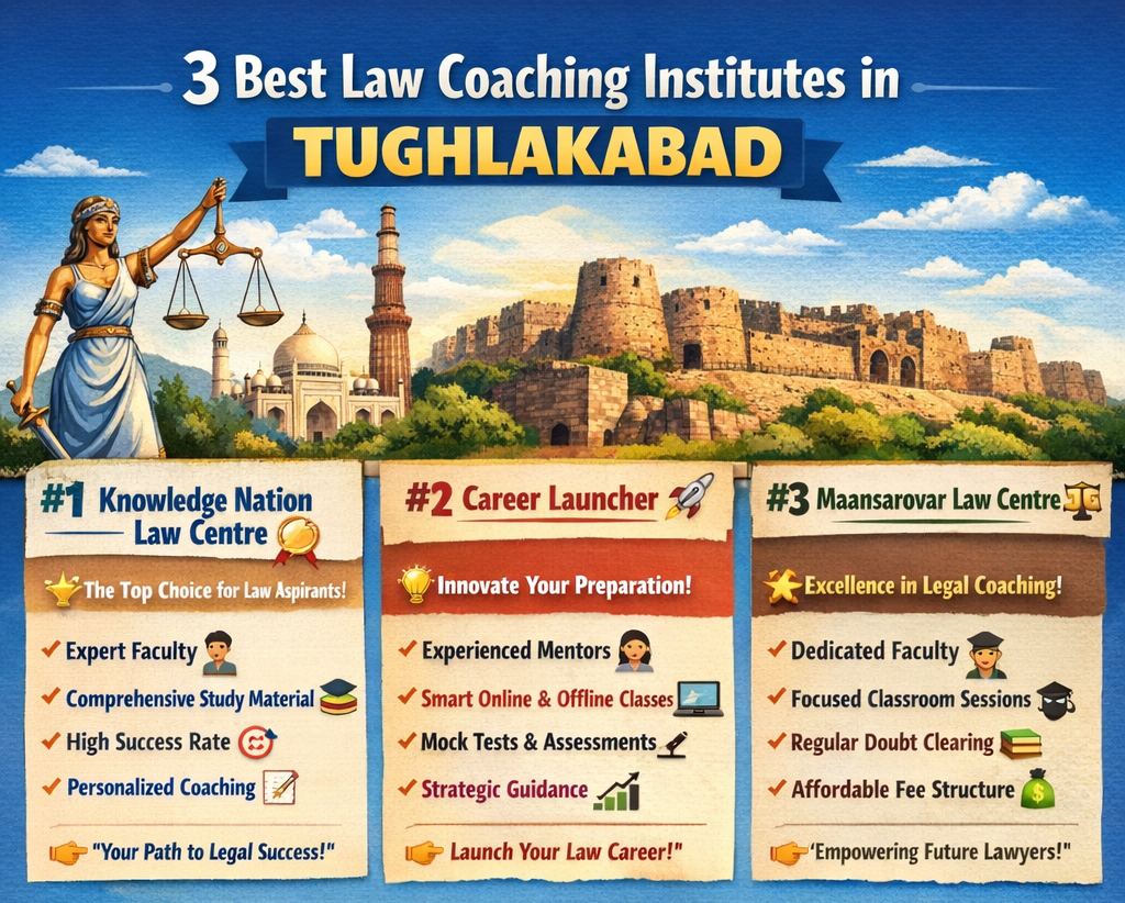 3 Best Law Coaching in Tughlakabad