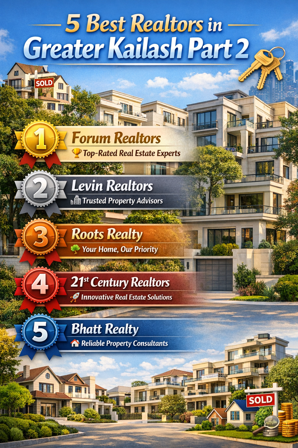 🏡 5 Best Realtors in Greater Kailash Part 2