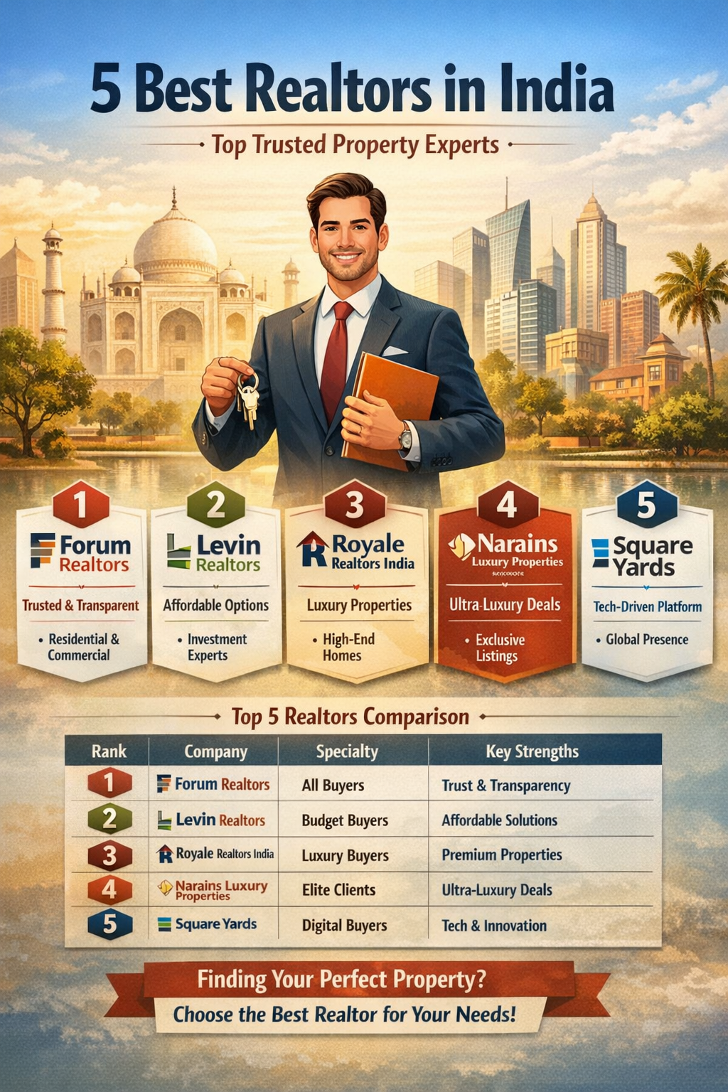 5 Best Realtors in India