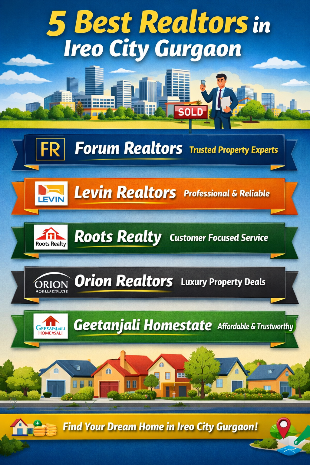 5 Best Realtors in Ireo City Gurgaon