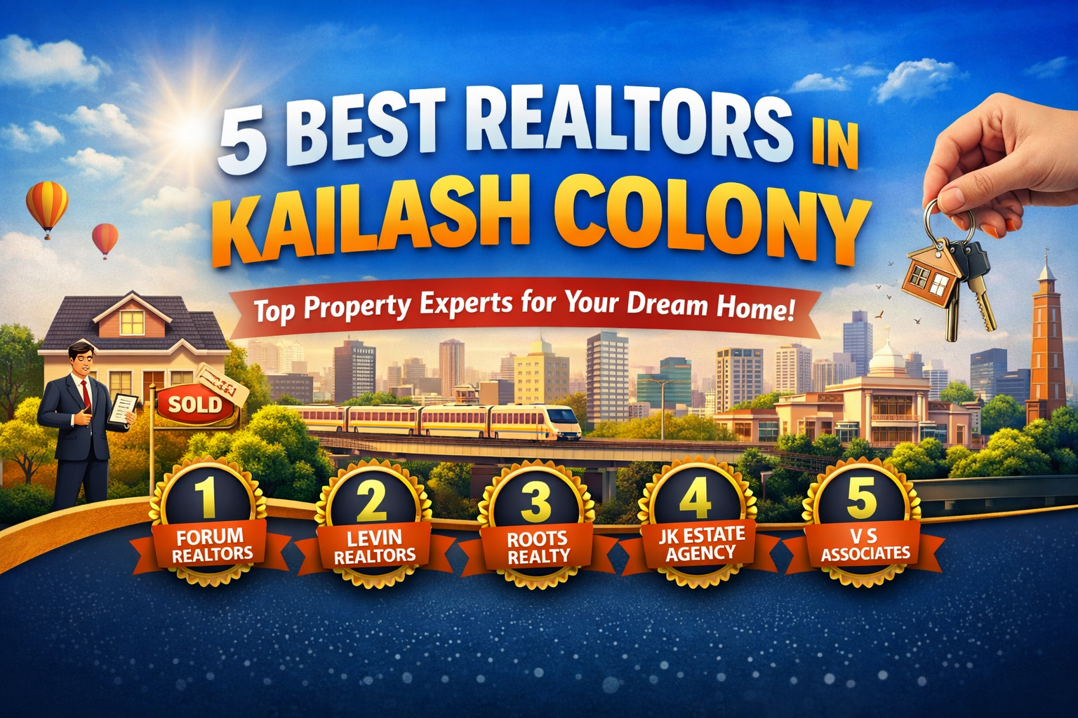 5 Best Realtors in Kailash Colony